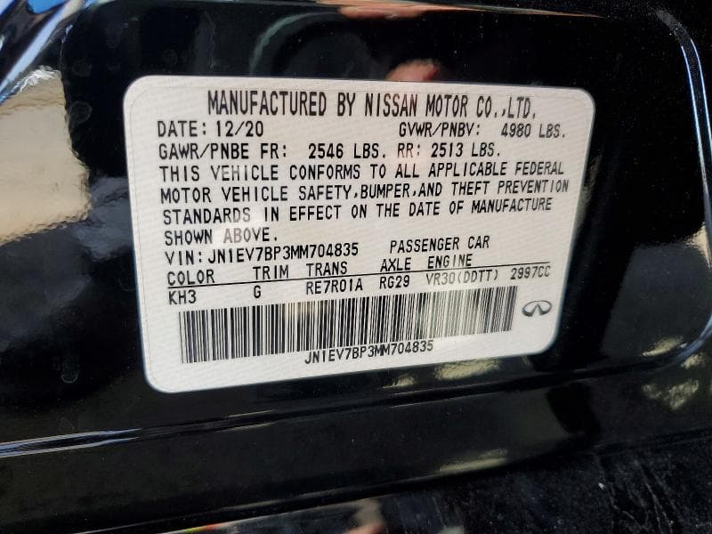 2021 INFINITI Q50 LUXE 12