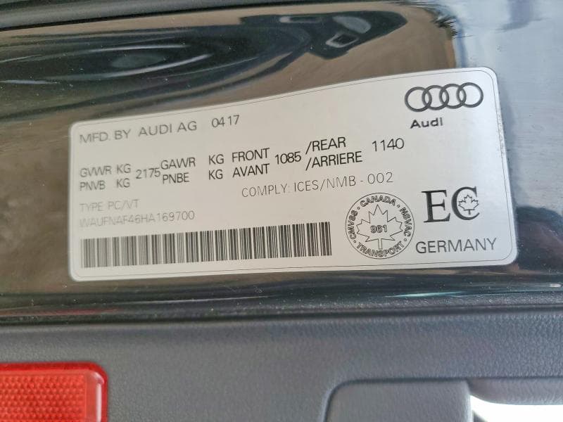 2017 AUDI A4 PRESTIGE 12