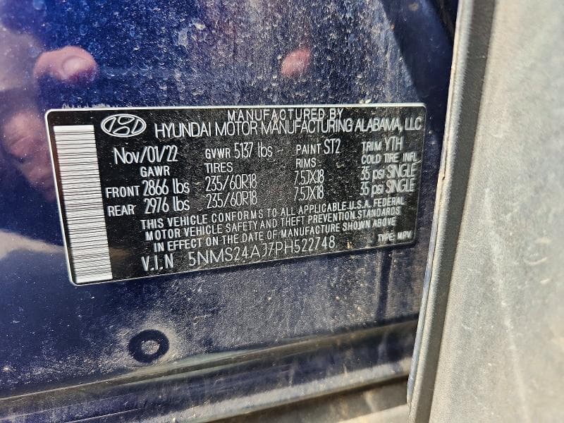 2023 HYUNDAI SANTA FE SEL 13
