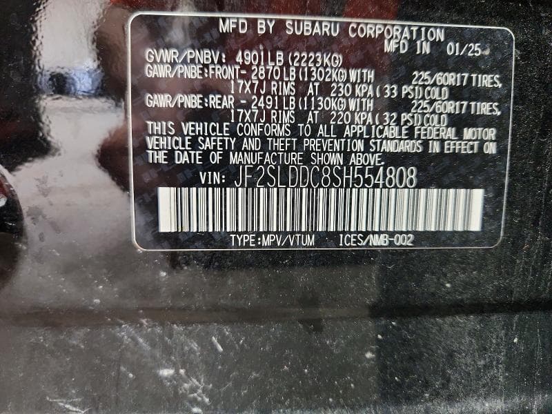 2025 SUBARU FORESTER PREMIUM 14