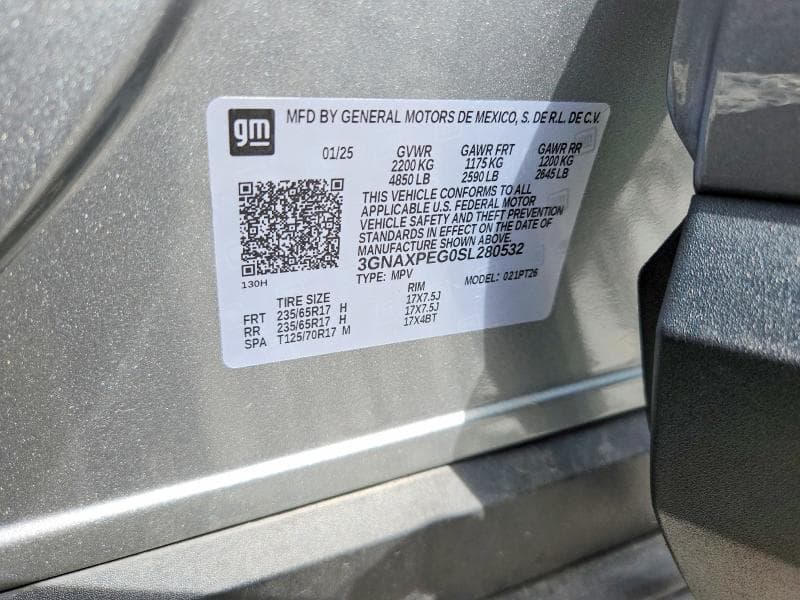 2025 CHEVROLET EQUINOX LT 12