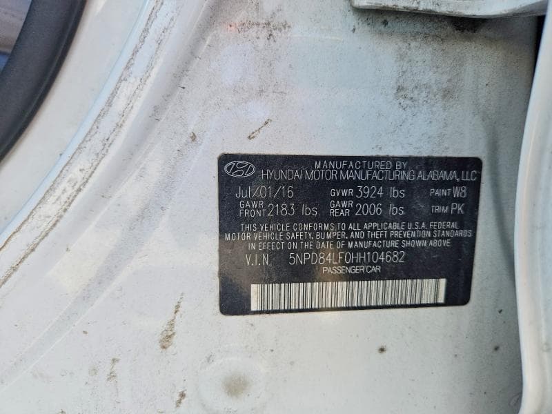 2017 HYUNDAI ELANTRA SE 12