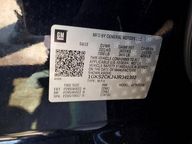 2018 GMC YUKON DENALI 12