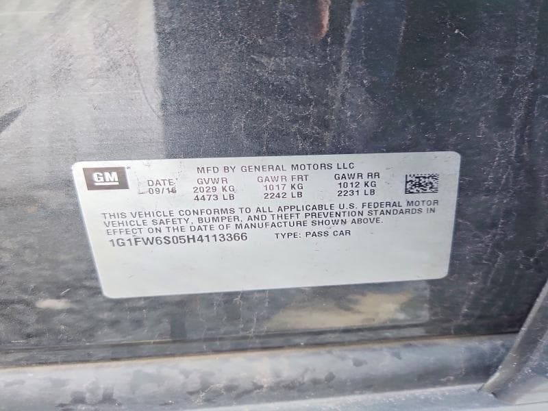 2017 CHEVROLET BOLT EV LT 12