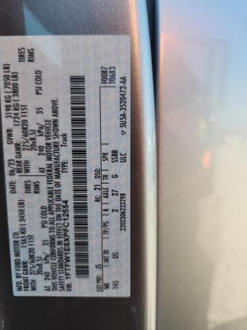 2023 FORD F150 SUPERCREW 12
