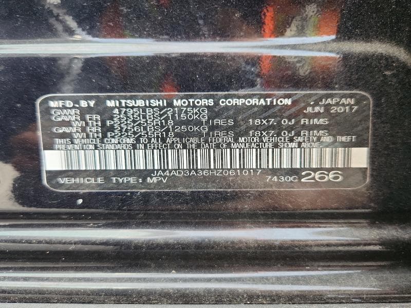 2017 MITSUBISHI OUTLANDER SE 13