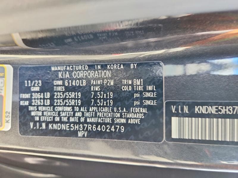 2024 KIA CARNIVAL SX 13