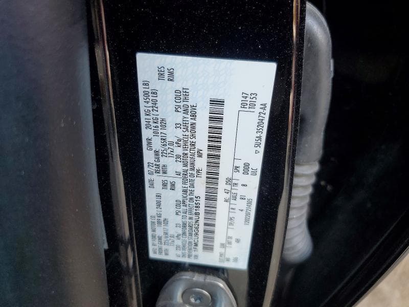 2022 FORD ESCAPE SE 13