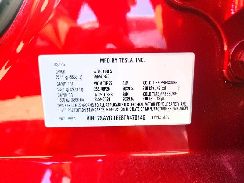 2026 TESLA MODEL Y 14
