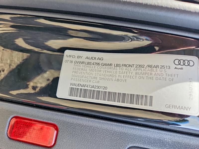 2018 AUDI A4 PREMIUM PLUS 12