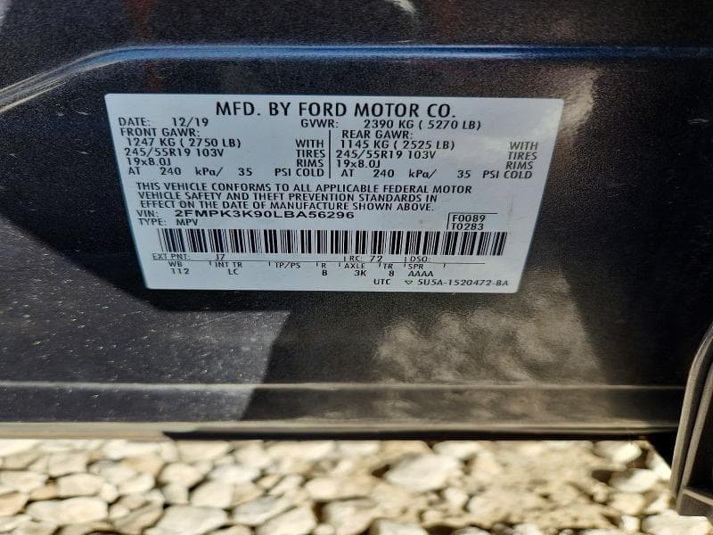 2020 FORD EDGE TITANIUM 13