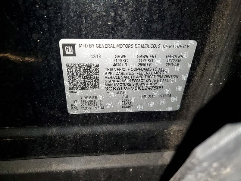 2019 GMC TERRAIN SLT 13