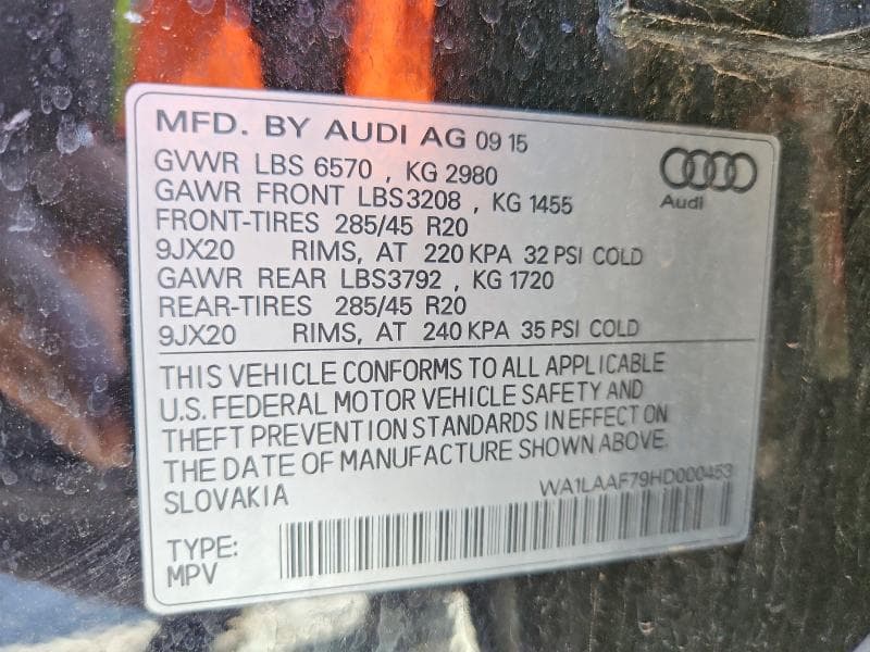 2017 AUDI Q7 PREMIUM PLUS 13