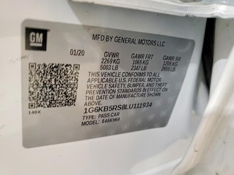 2020 CADILLAC CT6 LUXURY 13