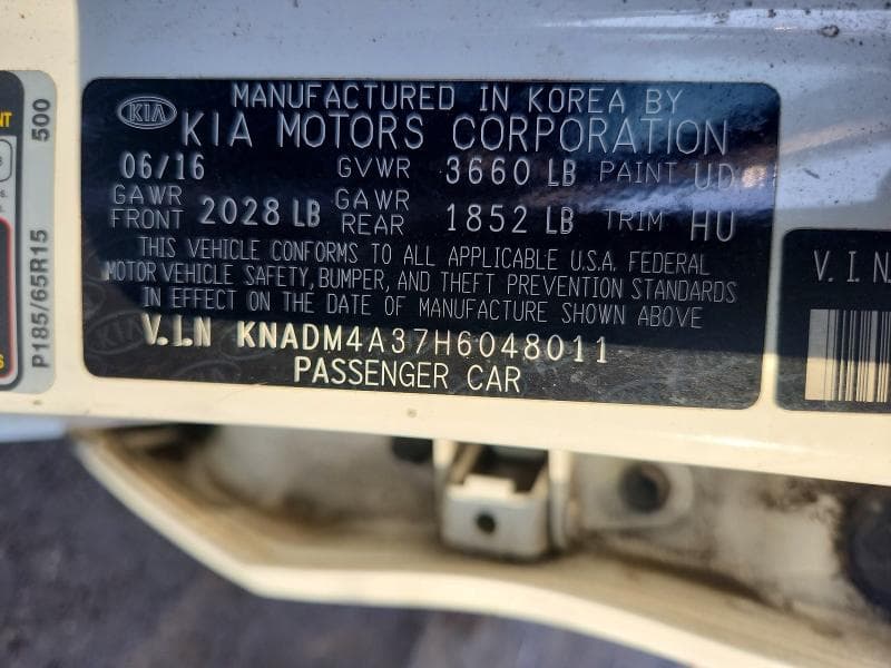 2017 KIA RIO LX 12
