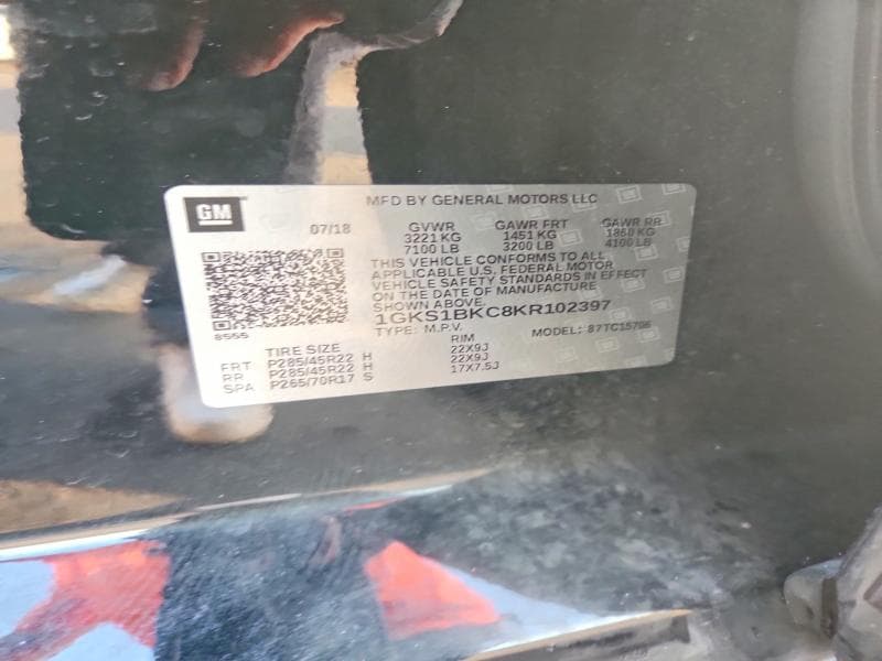 2019 GMC YUKON SLT 13