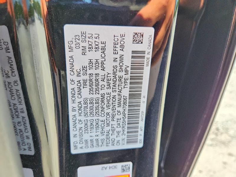 2023 HONDA CR-V SPORT 13