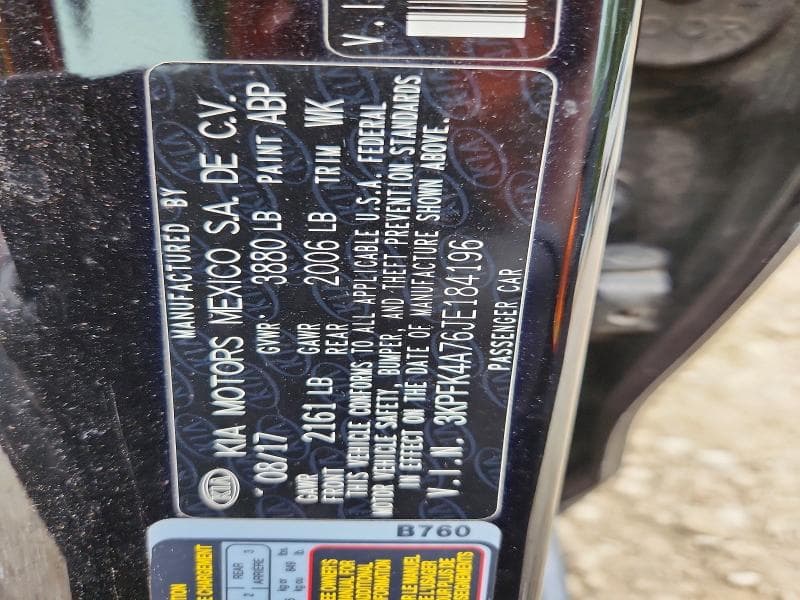 2018 KIA FORTE LX 12