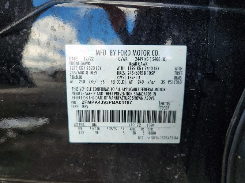 2023 FORD EDGE SEL 14