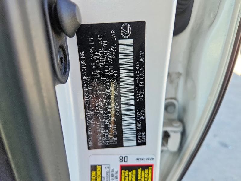 2024 LEXUS ES 300H BASE 12