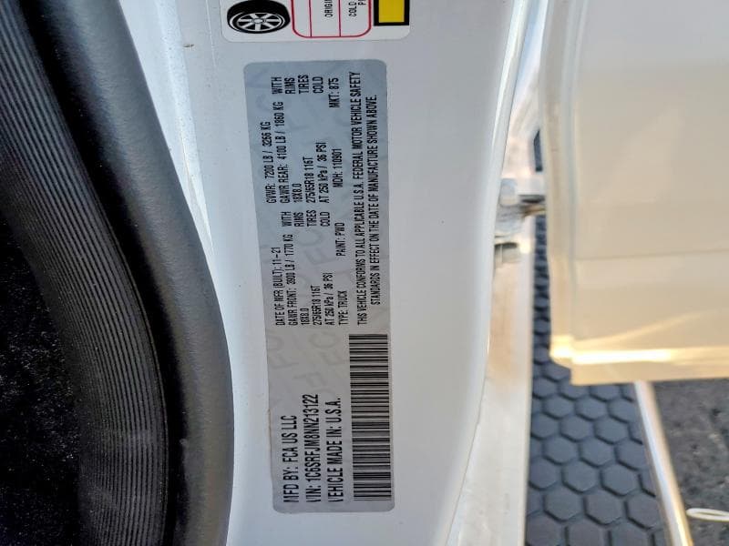 2022 RAM 1500 LARAMIE 12