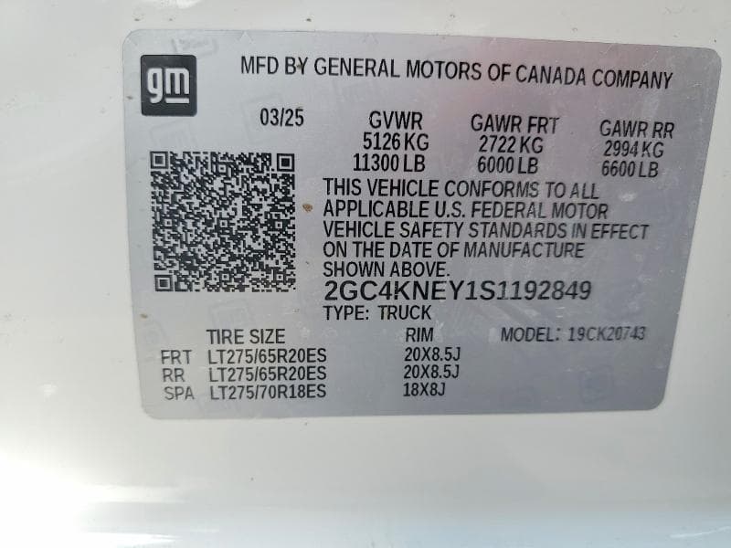 2025 CHEVROLET SILVERADO K2500 HEAVY DUTY LT 12