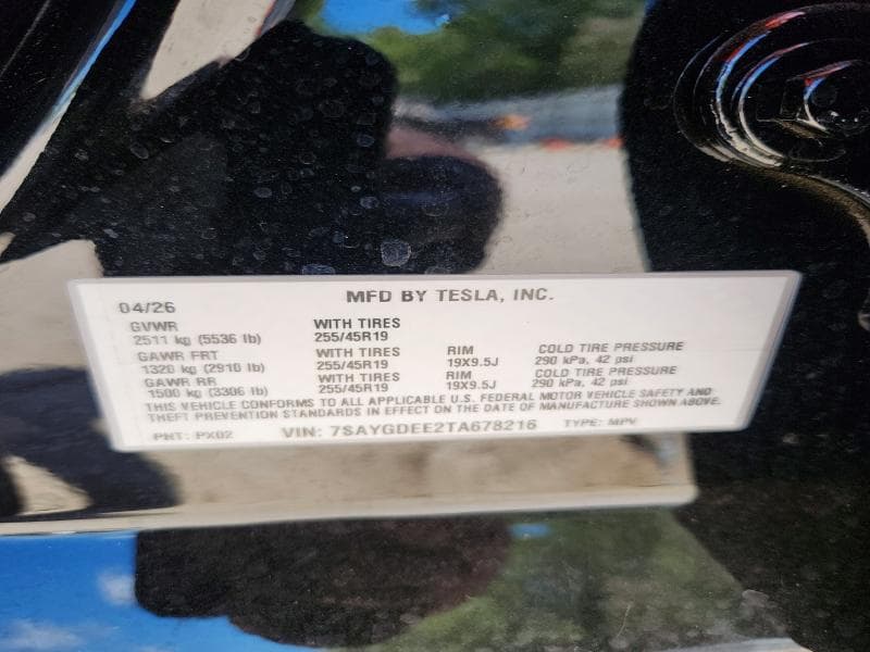2026 TESLA MODEL Y 12