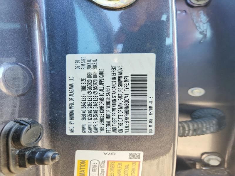 2021 HONDA PILOT ELITE 13