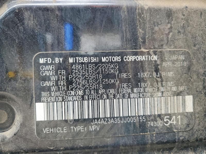 2018 MITSUBISHI OUTLANDER SE 12
