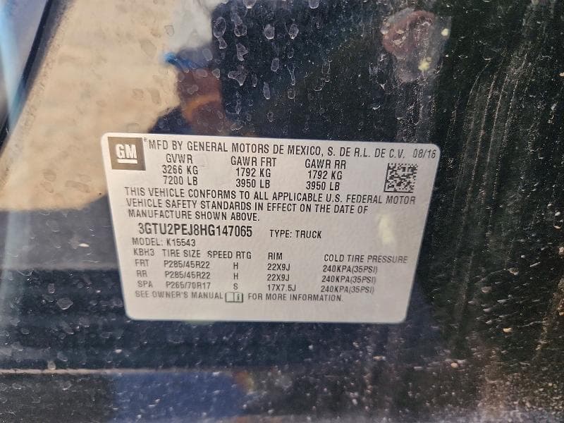 2017 GMC SIERRA K1500 DENALI 12