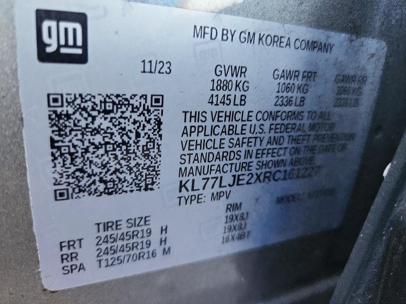 2024 CHEVROLET TRAX 2RS 13