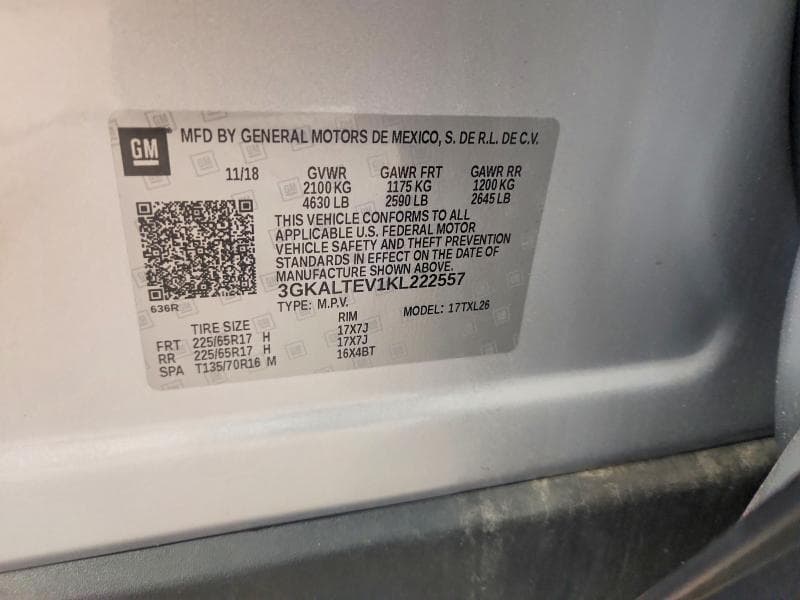 2019 GMC TERRAIN SLE 13