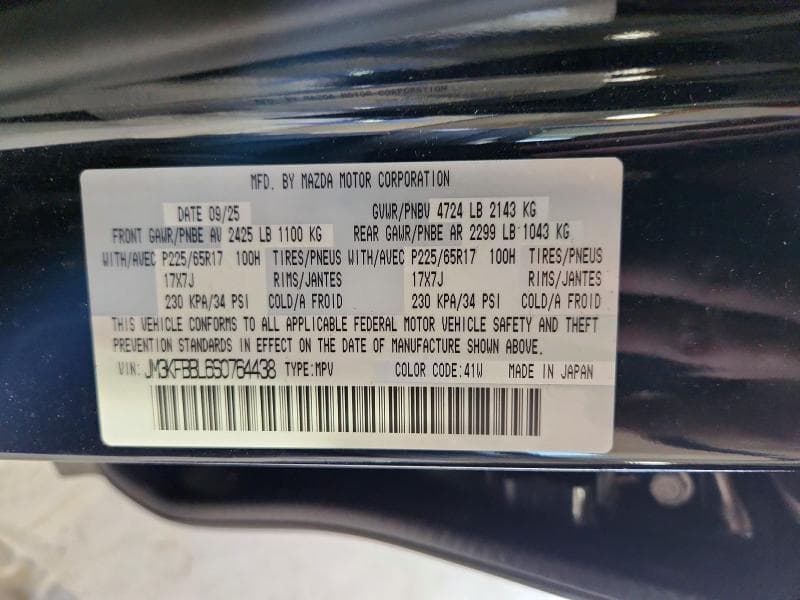 2025 MAZDA CX-5 SELECT 14
