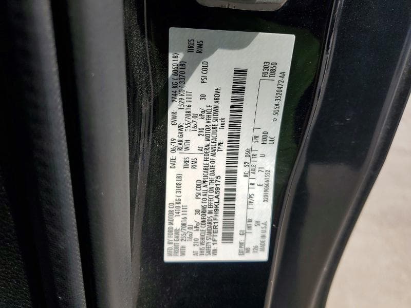 2019 FORD RANGER XL 12