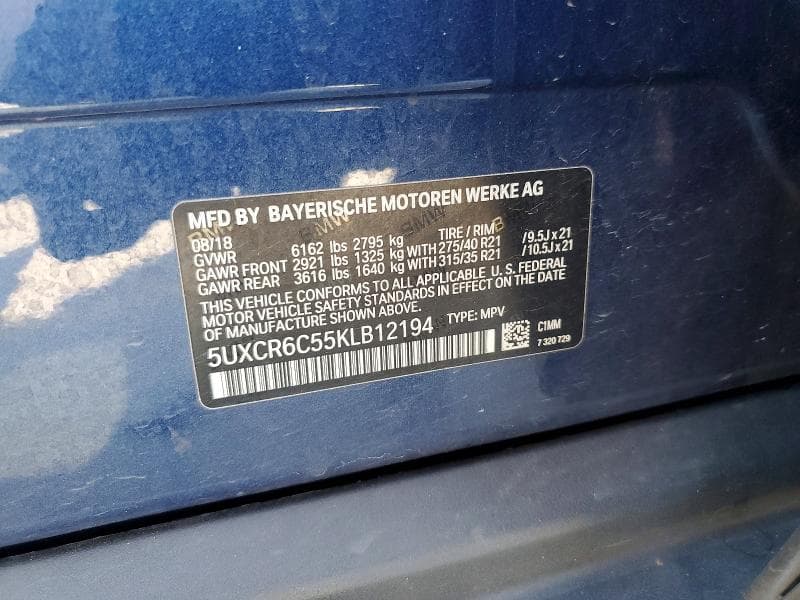 2019 BMW X5 XDRIVE40I 13