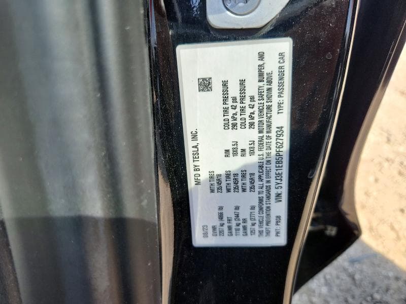 2023 TESLA MODEL 3 12