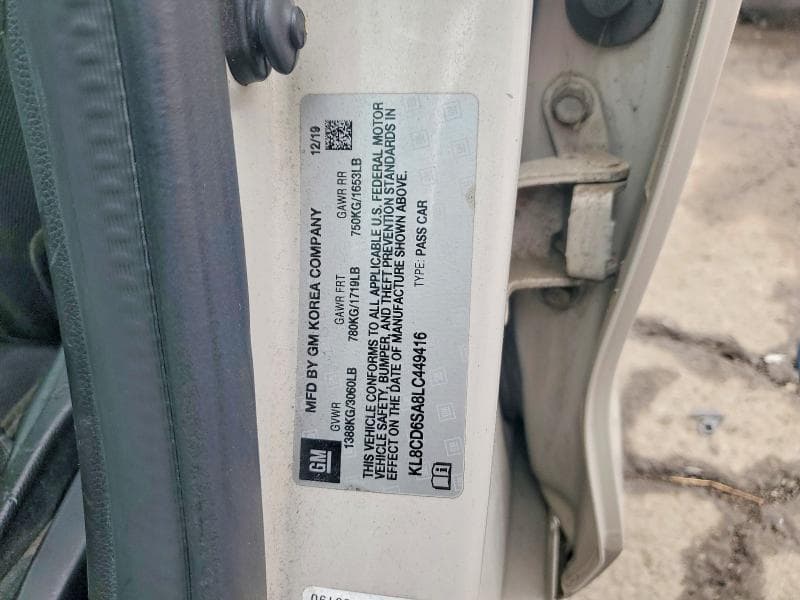2020 CHEVROLET SPARK 1LT 13