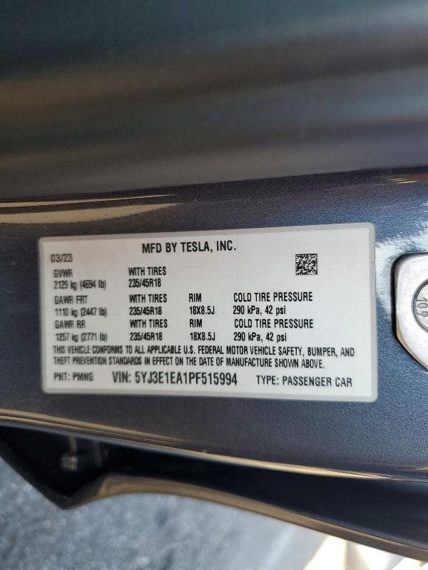 2023 TESLA MODEL 3 13
