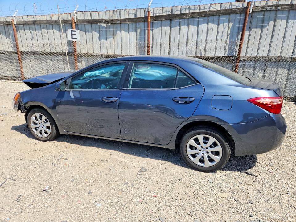 2019 TOYOTA COROLLA LE 2