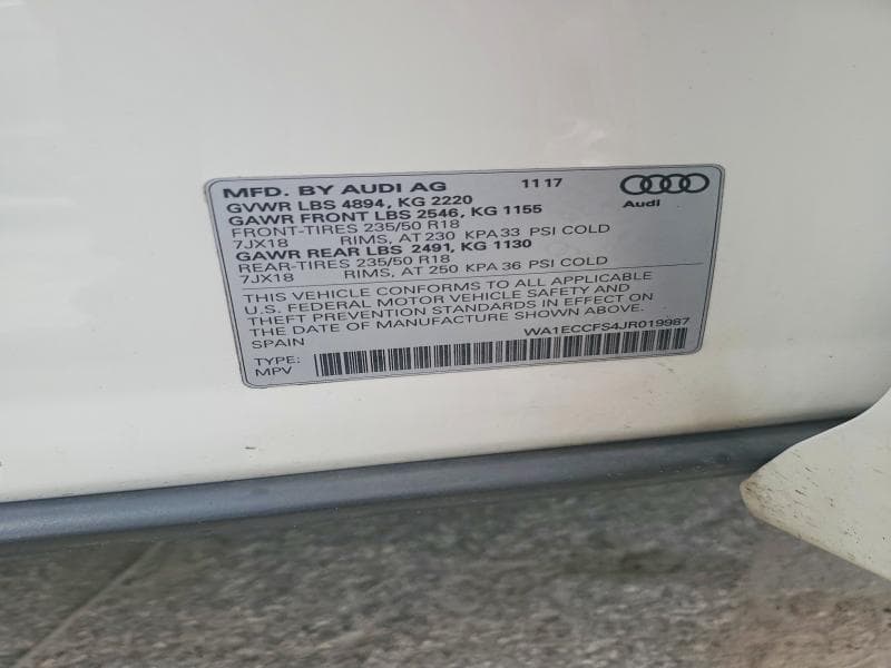 2018 AUDI Q3 PREMIUM 13