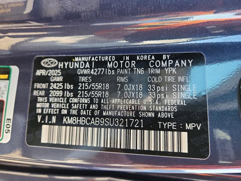 2025 HYUNDAI KONA SEL 13