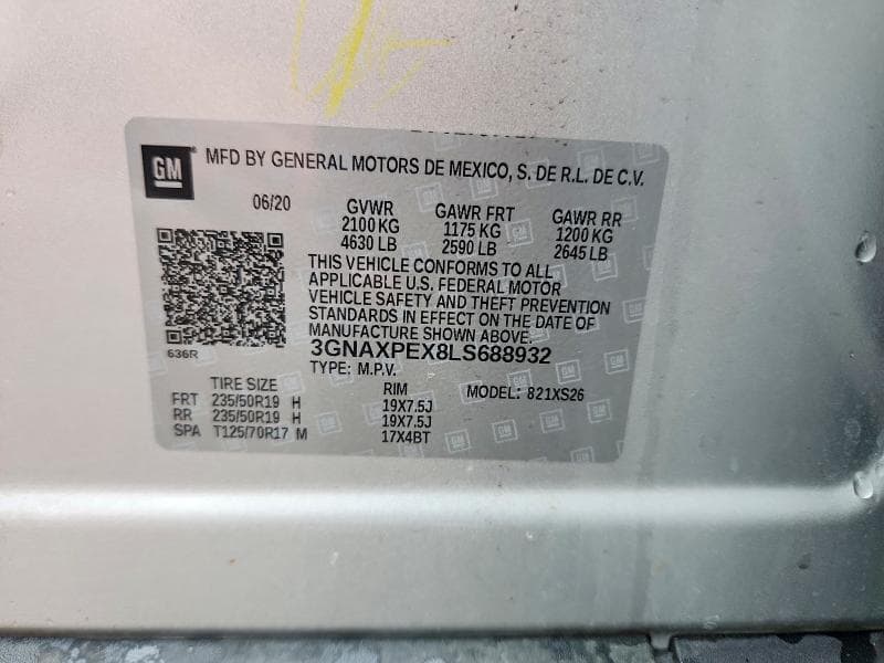 2020 CHEVROLET EQUINOX PREMIER 13