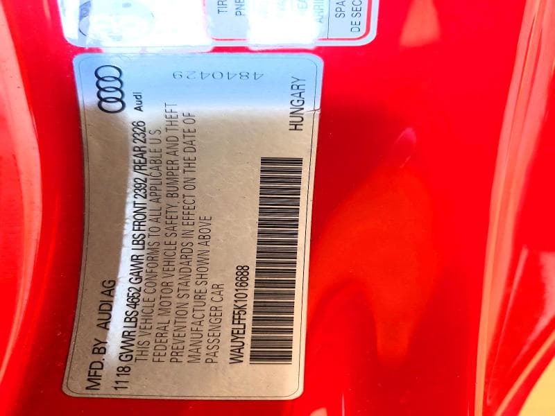 2019 AUDI A3 PREMIUM PLUS 12