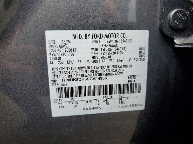 2025 FORD EXPLORER ACTIVE 14