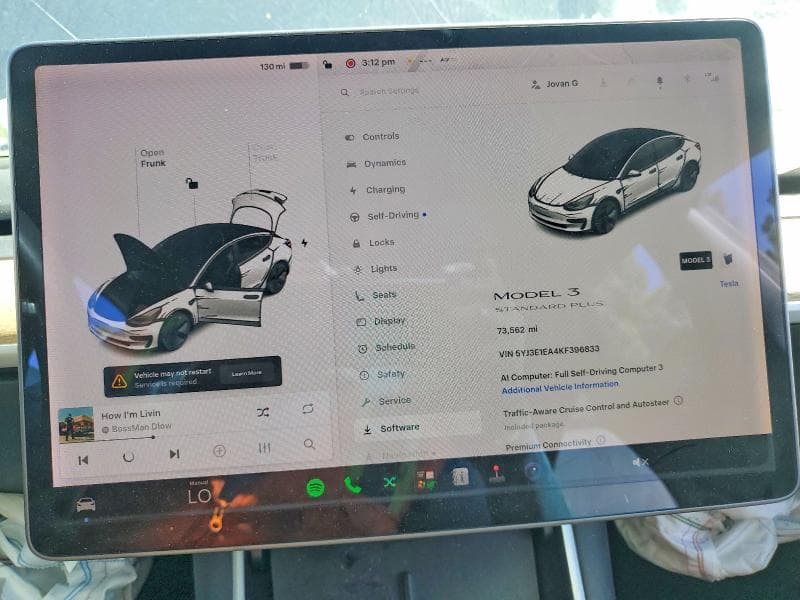2019 TESLA MODEL 3 9