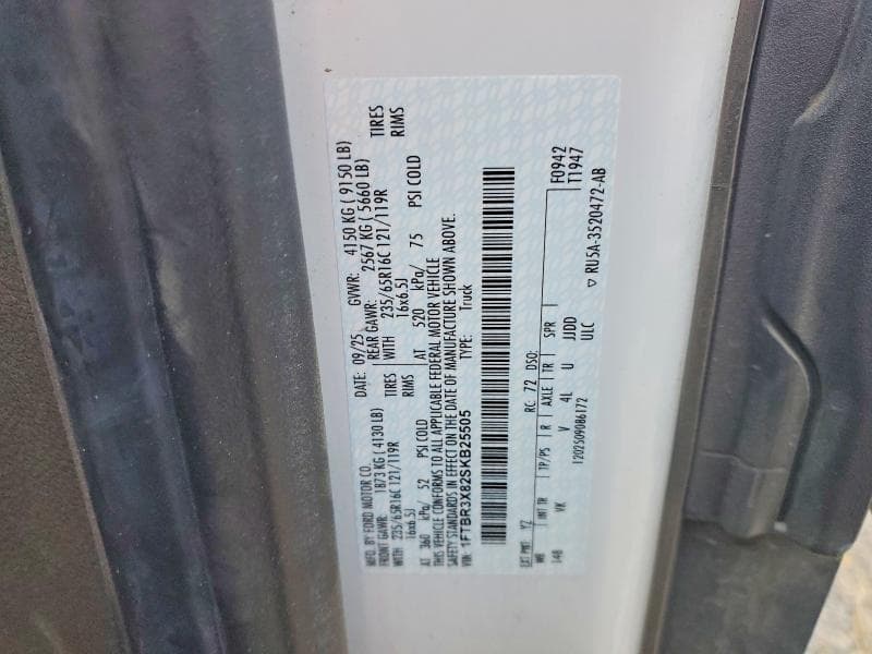 2025 FORD TRANSIT T-250 14