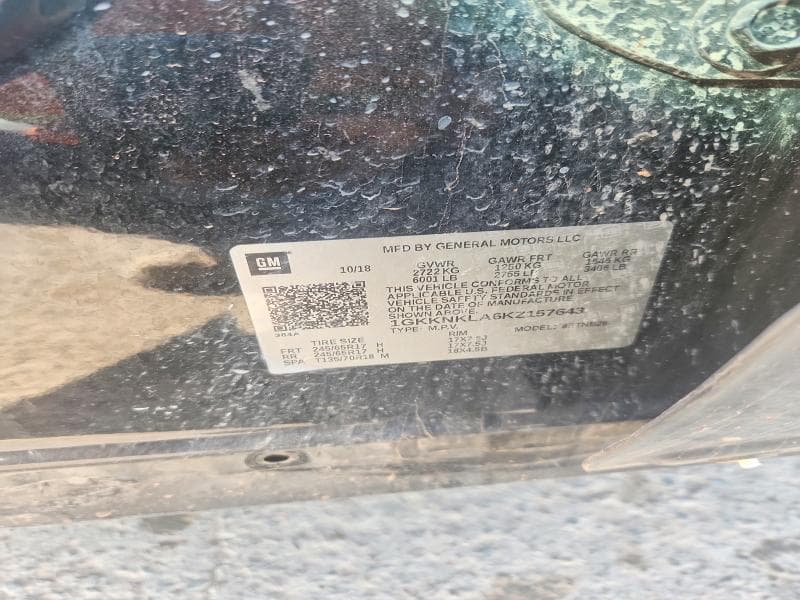 2019 GMC ACADIA SLE 13