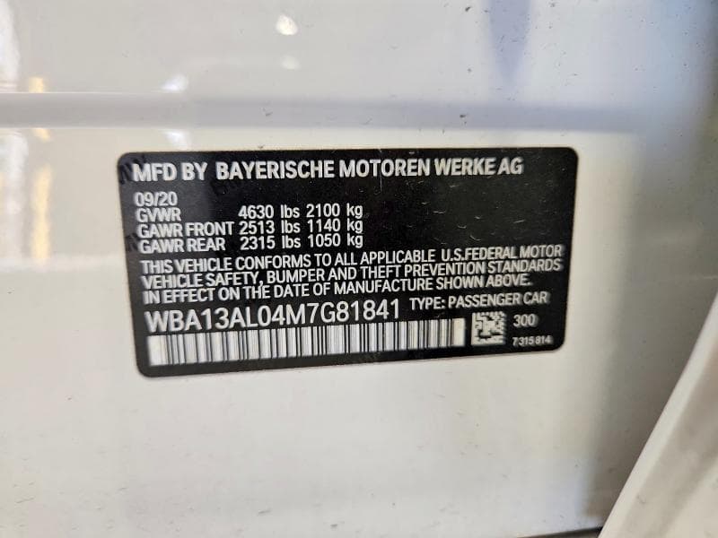 2021 BMW M235XI 12