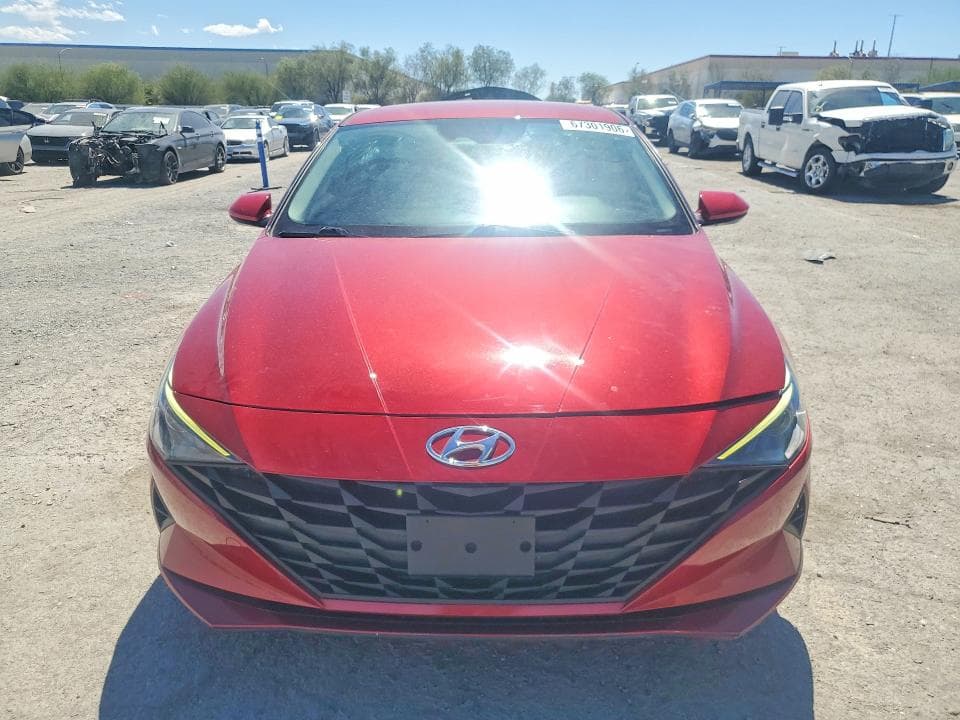 2022 HYUNDAI ELANTRA BLUE 5