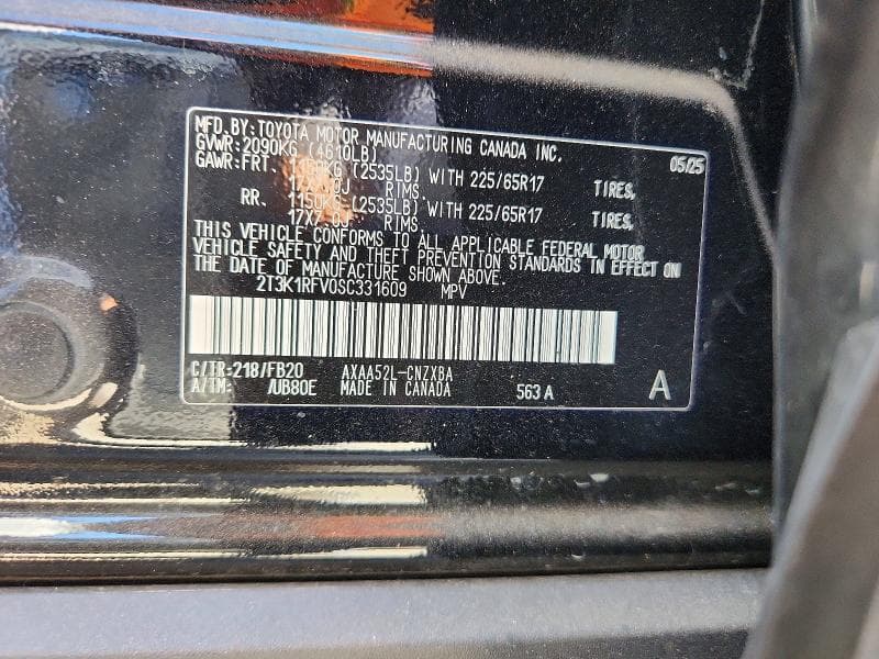 2025 TOYOTA RAV4 LE 13